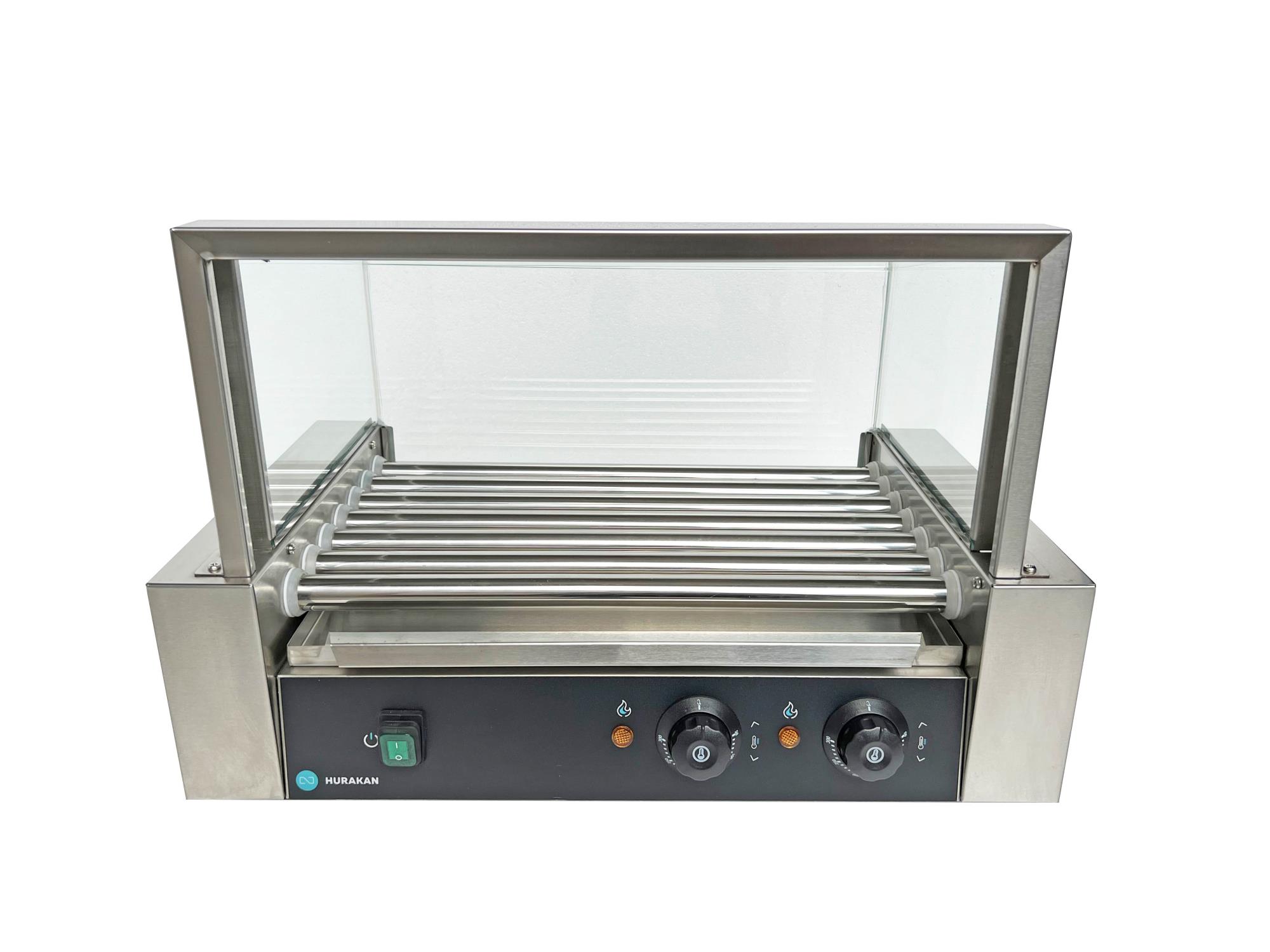 Грили роликовые ГРИЛЬ ДЛЯ HOT DOG HURAKAN HKN-GW7MC С ЭКРАНОМ