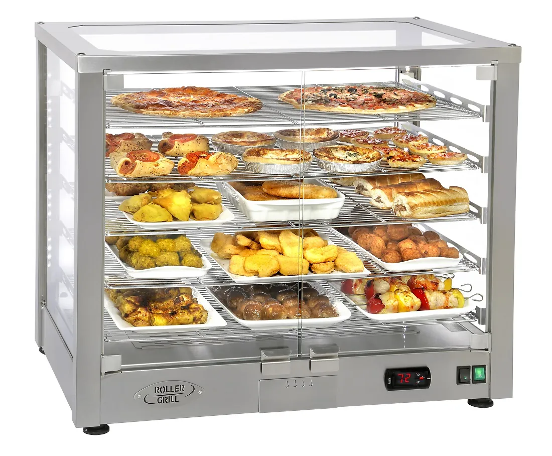 Витрины тепловые ВИТРИНА ТЕПЛОВАЯ ROLLER GRILL WD 780 D НЕРЖ.