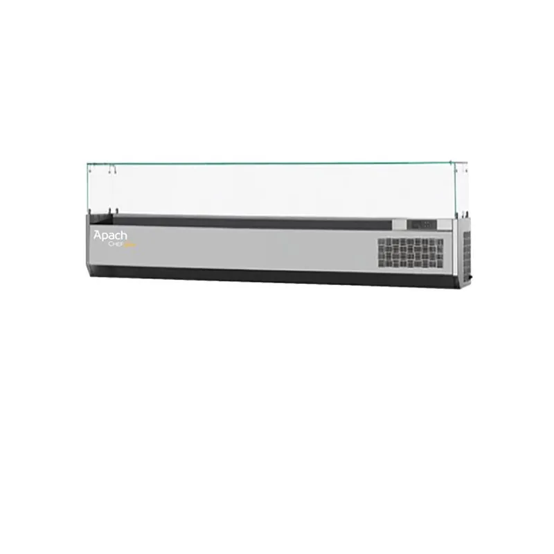 Витрины холодильные универсальные ВИТРИНА ХОЛОДИЛЬНАЯ СО СТЕКЛОМ APACH CHEF LINE LDR14032GR Б/АГРЕГАТА