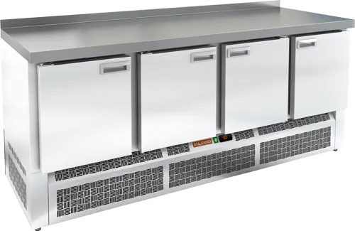 Столы холодильные СТОЛ С ХОЛОДИЛЬНЫМ ШКАФОМ HICOLD SNE 1111/TN W (R290)