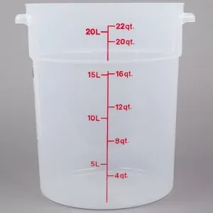 Контейнеры и банки для продуктов Контейнер 20 Cambro RFS22PP-190