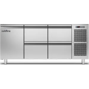 Стол холодильный Coldline TS17/1M-710+2хRefrigerated drawers ½