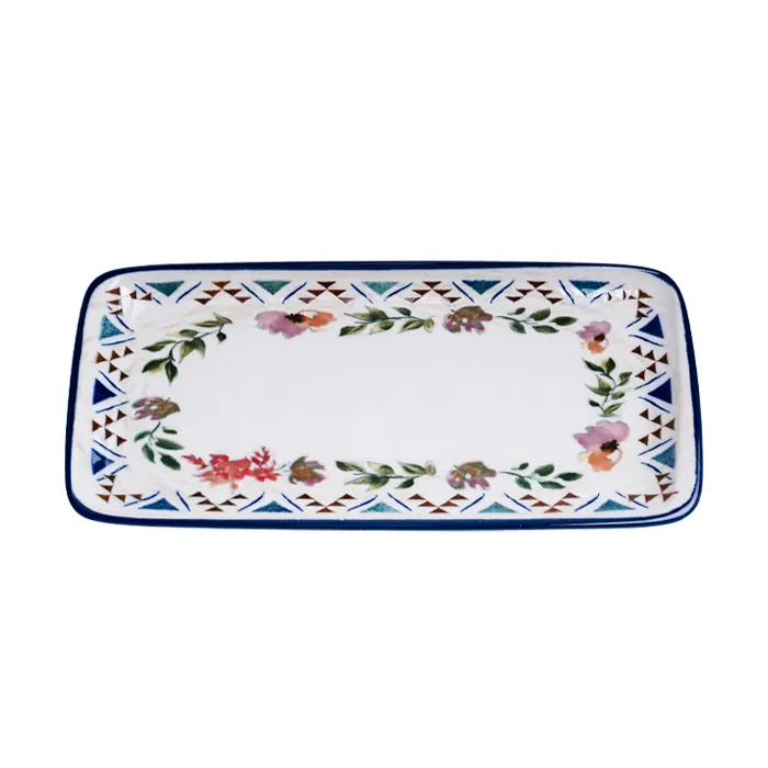 Блюдо прямоуг. 340*160 мм. Спринг, форма Мув Bonna