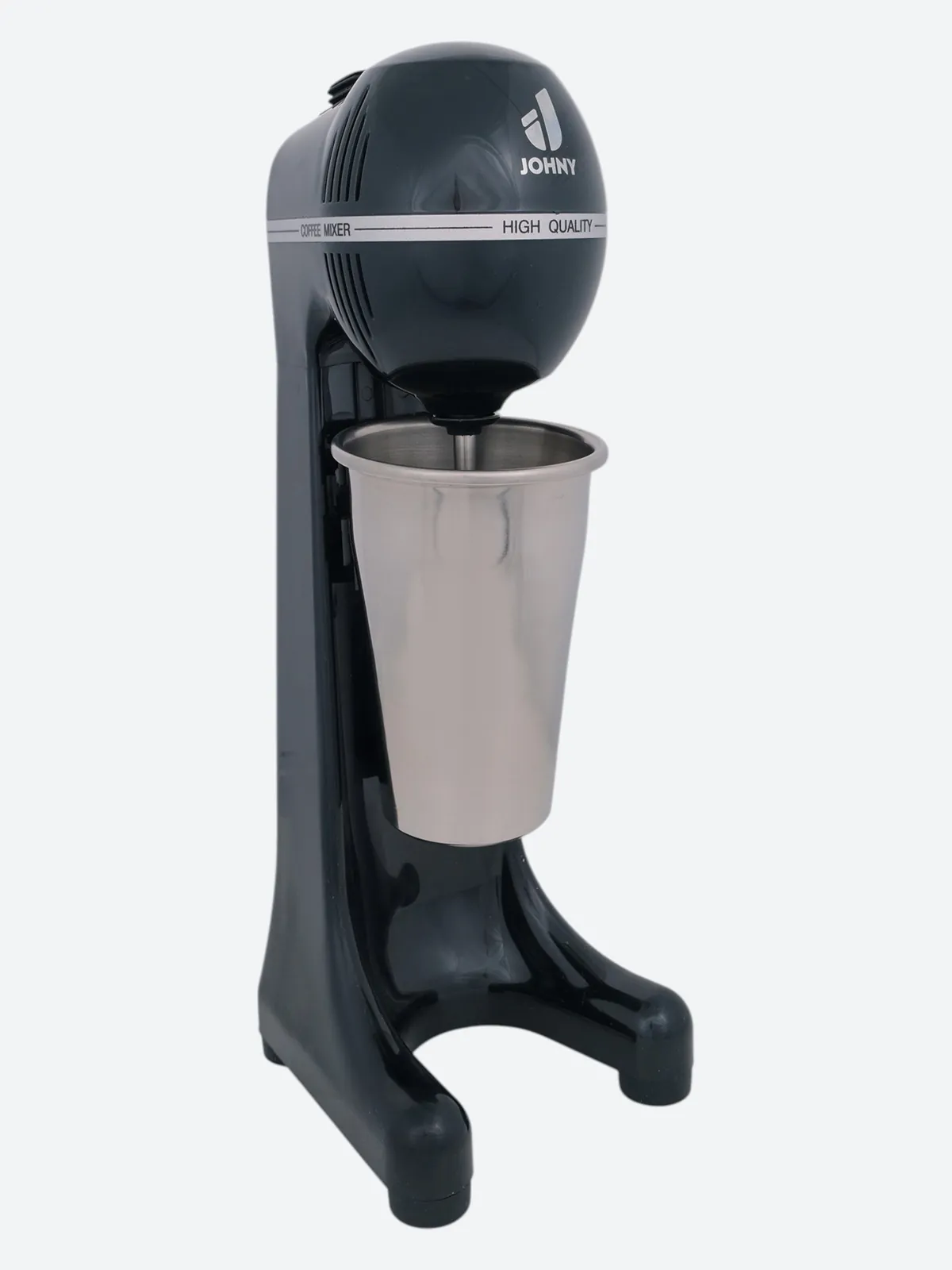 Миксеры для коктейлей МИКСЕР JOHNY AK/2-2TA ECO ЧЕРНЫЙ СО СТКАКАНОМ И ВЕНЧИКОМ ИЗ НЕРЖАВЕЮЩЕЙ СТАЛИ