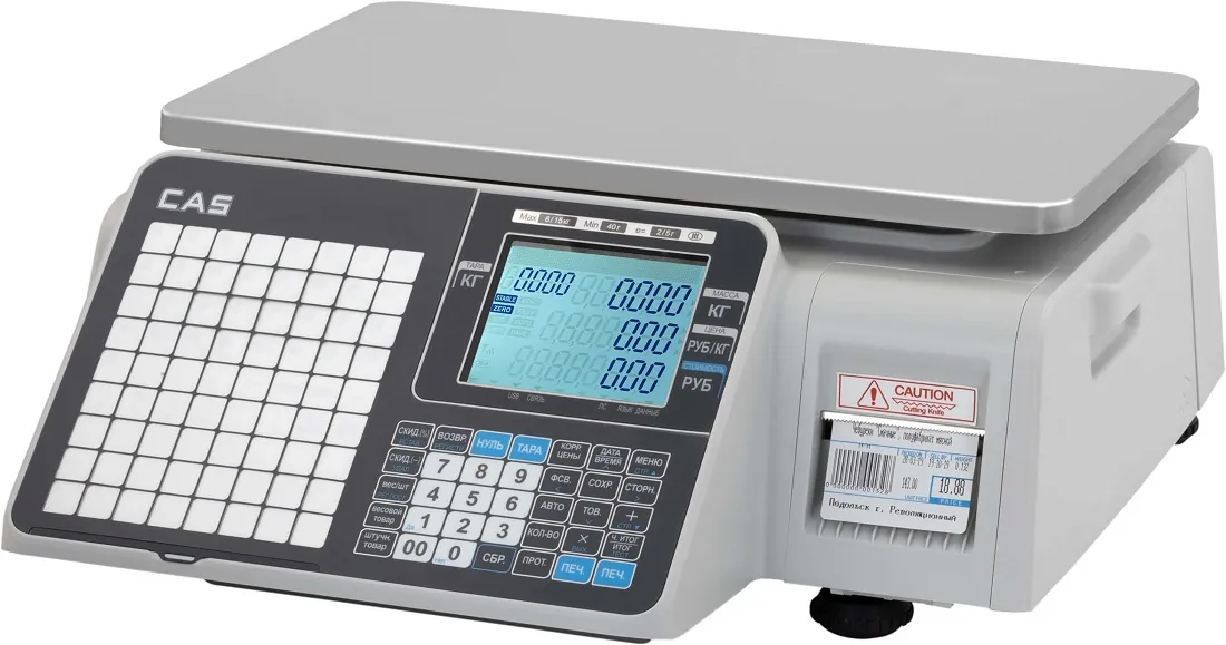 Весы торговые ВЕСЫ ЭЛ.ТОРГОВЫЕ CAS CL-3000J-06B + МОДУЛЬ WI-FI