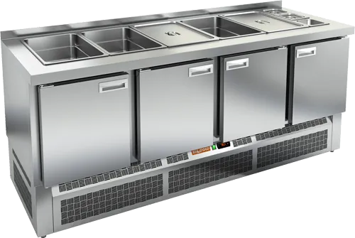 Столы для пиццы и салатов СТОЛ ДЛЯ САЛАТОВ HICOLD SLE3-1111GN БЕЗ КРЫШКИ (R290)