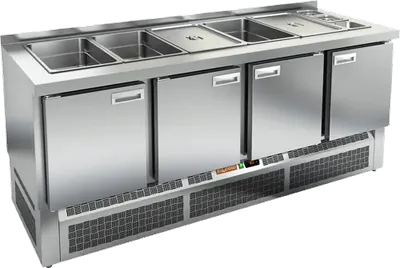 Столы для пиццы и салатов СТОЛ ДЛЯ САЛАТОВ HICOLD SLE3-1111GN БЕЗ КРЫШКИ (R290)