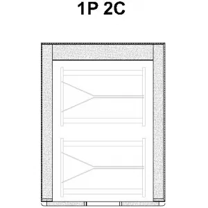 Камера расстоечная Zanolli ROTOR WIND/CL 1P 2C-40X60 (door from left to right)
