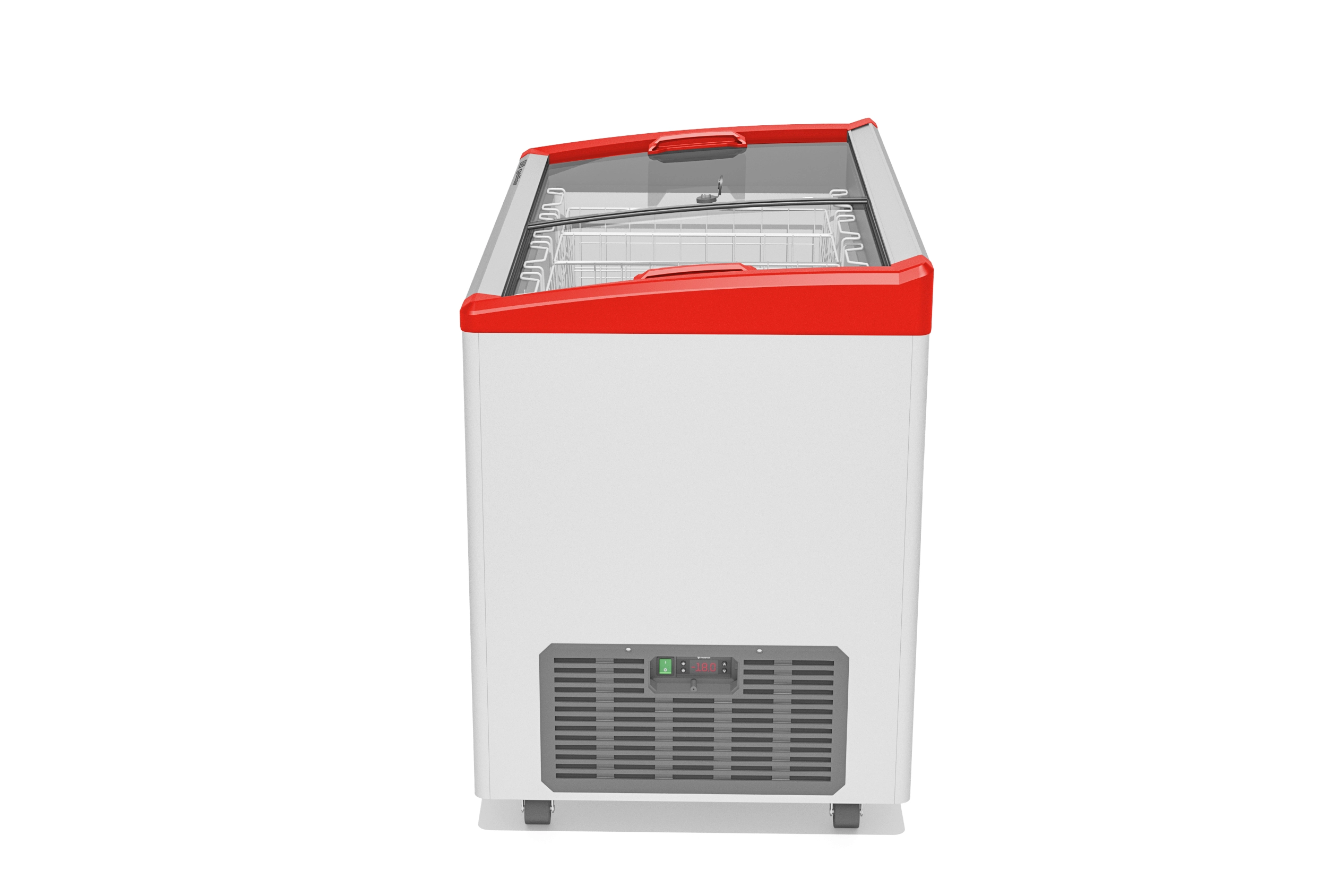 Ларь морозильный Frostor серии Elegance, FG 350 E v25, красный