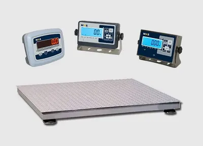 Весы напольные ВЕСЫ ПЛАТФОРМЕННЫЕ MAS PM4PЕ-0.6 1010 (с индикатором на стойке) RS-232