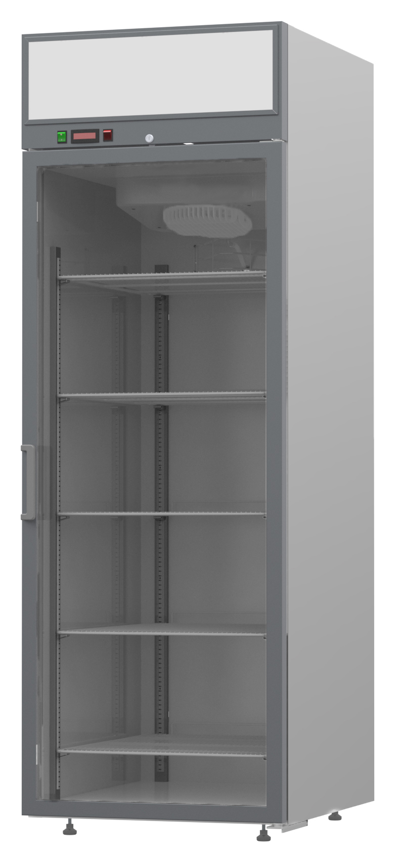 ШКАФ ХОЛОДИЛЬНЫЙ СО СТЕКЛ. ДВЕРЬЮ АРКТО D0.5-GL С КАНАПЕ (R290) НЕРЖ. 101000189