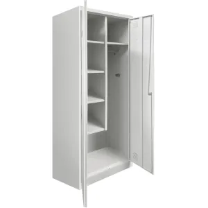 Шкаф для уборочного инвентаря МеталСити 2L-B1C-600