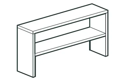 Полки настенные ПОЛКА НАСТОЛЬНАЯ ЗАКРЫТАЯ APACH CHEF LINE LOSC35120T2CS