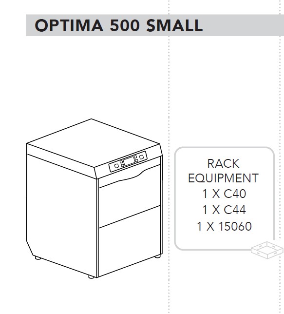 Фронтальные посудомоечные машины МАШИНА ПОСУДОМОЕЧНАЯ DIHR OPTIMA 500 SMALL