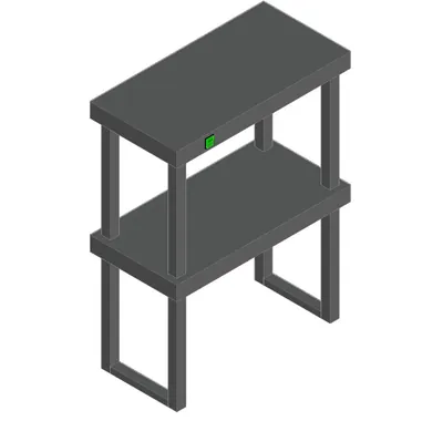 Тепловые полки и поверхности Полка тепловая двухъярусная Hicold TP2K-6/3