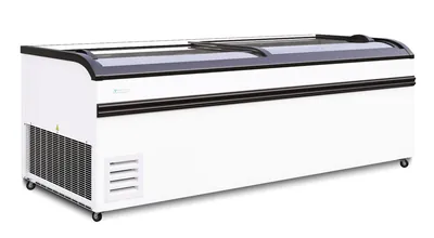 Бонеты БОНЕТА МОРОЗИЛЬНАЯ FROSTOR F 2100 ВЕ С ГНУТЫМ СТЕКЛОМ