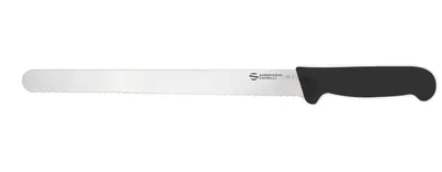 Инвентарь и инструмент Нож Sanelli Ambrogio серии Supra, SP63032B, для хлеба с зубчатым лезвием 320 мм, черный