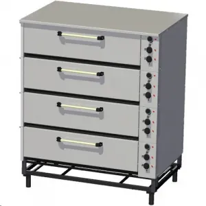 Подовые печи Печь для хлеба подовая Тулаторгтехника ЭШП-4с, нержавеющая сталь