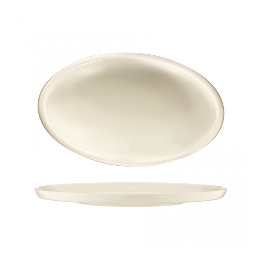 KUTAHYA BONE Chef Taste Of BNCTO17OKS00 Салатник овальный (280мл, d17см, h3,98см)