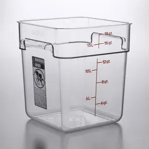 Контейнеры и банки для продуктов Контейнер 17 Cambro 18SFSCW-135