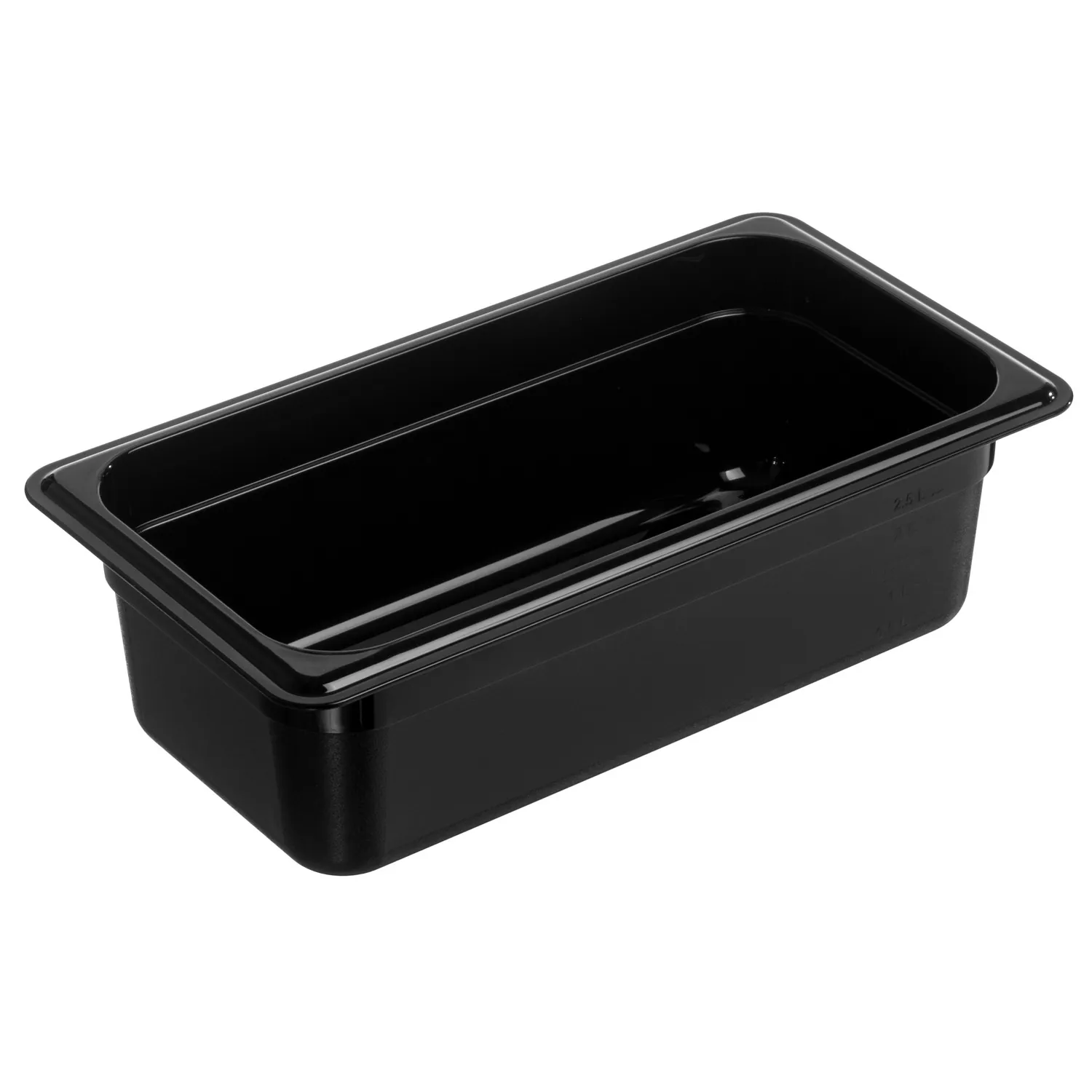 Гастроемкость 1/3 h=100 мм. 325*176 мм. 3,5 л. поликарб. черная GP Gastroplast