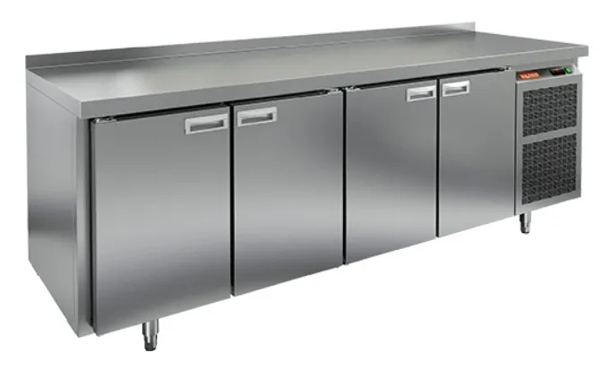 GN 1111/TN стол охл. (-2+10), 4 двери, 2280х700х850мм, Hicold RUS