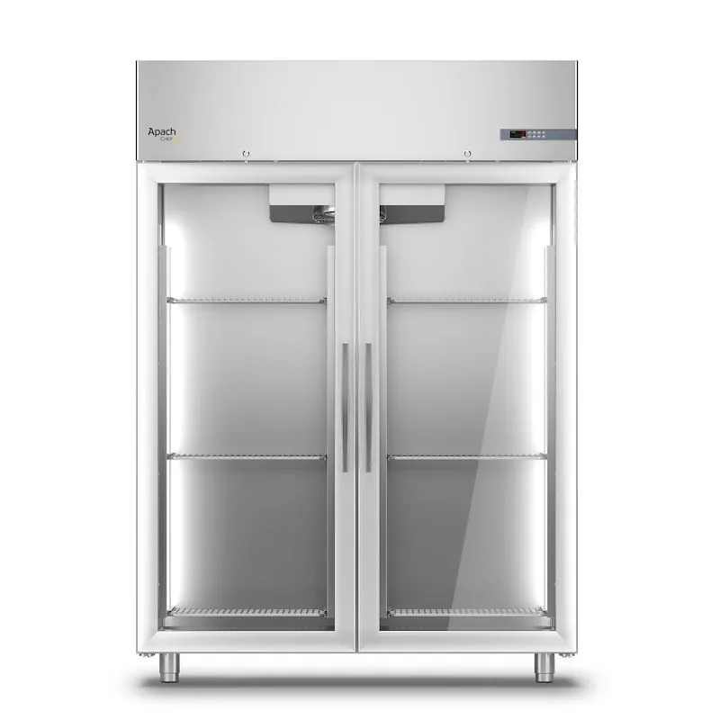 Шкафы морозильные ШКАФ ХОЛОДИЛЬНЫЙ 1400 ЛИТРОВ БЕЗ АГРЕГАТА APACH CHEF LINE LCRM140SD2GR СО СТЕКЛЯННОЙ ДВЕРЬЮ