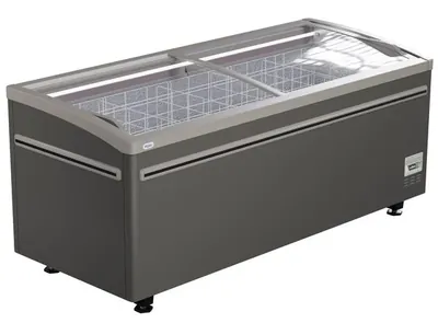 Бонеты Ларь-бонета Haier GTS1850G с разделителями (серый)