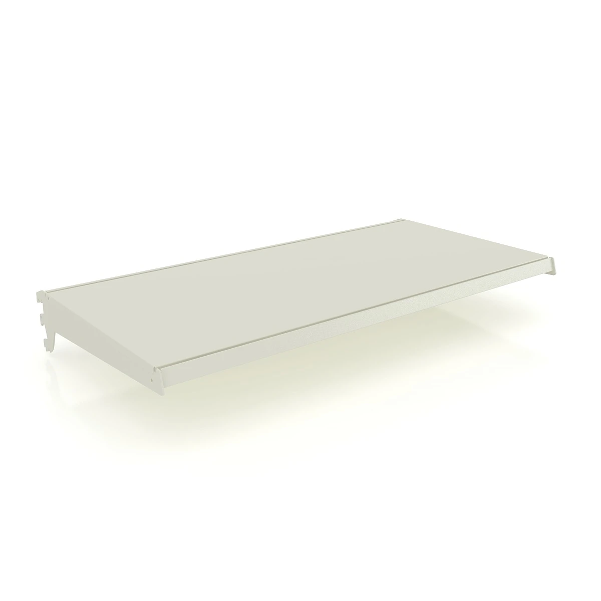 Полка ЕСО (1000х370 с кронштейнами, глянец, RAL 9016)