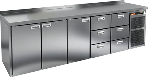 Столы холодильные СТОЛ С МОРОЗИЛЬНЫМ ШКАФОМ HICOLD SN 11133 BR2 BT (R290)