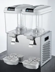 Сокоохладители и диспенсеры СОКООХЛАДИТЕЛЬ HURAKAN HKN-LSJ18Lx2