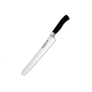 Нож для хлеба L 25см с широким лезвием кованый нерж.сталь ручка черная Cutlery-Pro FB-8855-250W-BK201-CP-CP