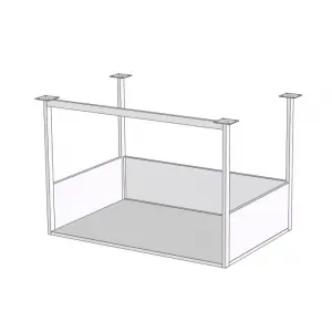 Полки настенные Полка над СС RoboLabs KF073-01-1200A