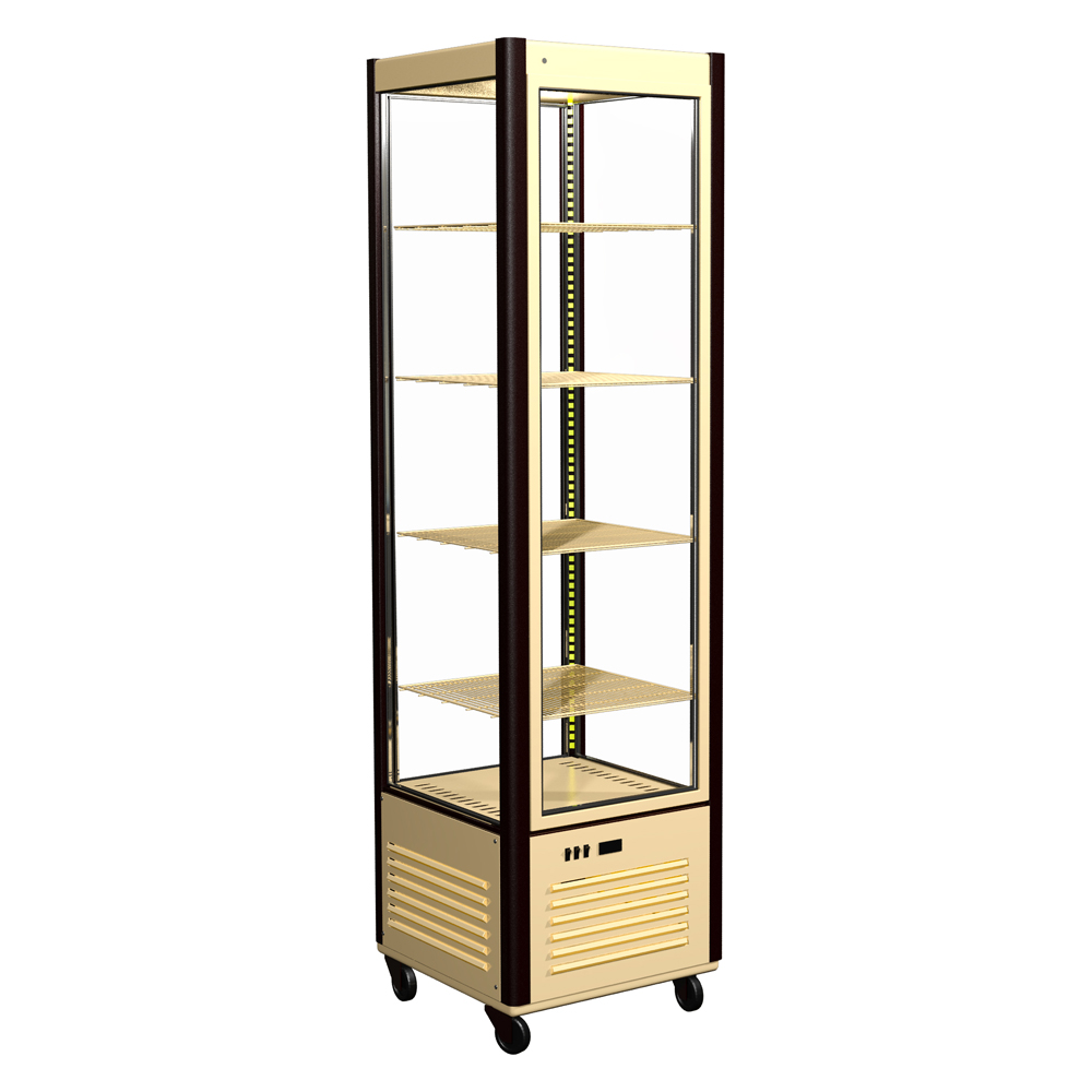 Витрины кондитерские Витрина кондитерская Полюс D4 VM 400-1 (R400С) (1015-0102 (бежево-коричневый))