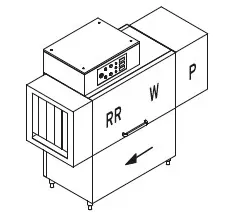 Конвейерные посудомоечные машины МАШИНА ПОСУДОМОЕЧНАЯ DIHR RX 144 SX+HR10+DR69