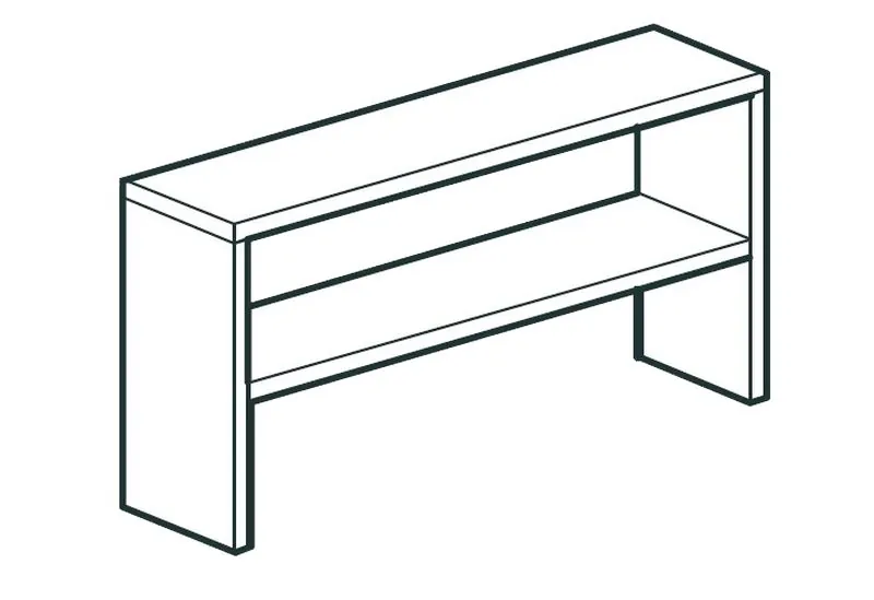 Полки настенные ПОЛКА НАСТОЛЬНАЯ ЗАКРЫТАЯ APACH CHEF LINE LOSC35220T2CS