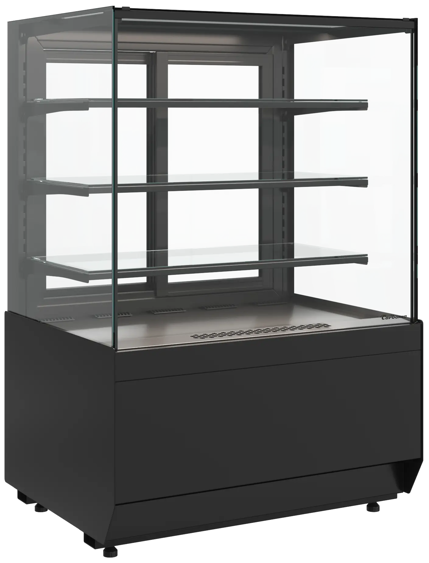 Витрина кондитерская Carboma KC70 VM 1,3-1 LIGHT, версия 2.0, 9005, холодильная