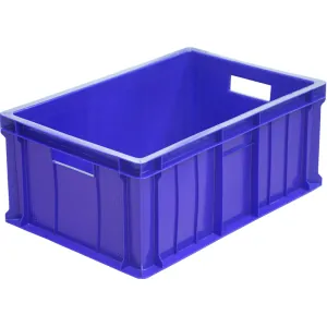Ящик L 60см w 40см h 25см прямой Тара 204 синий