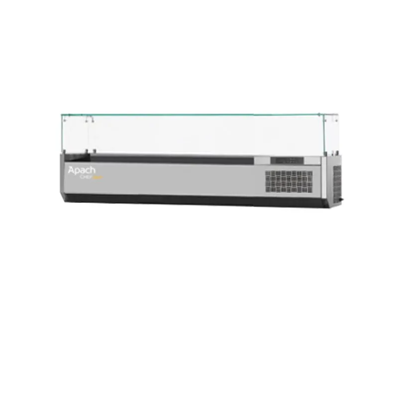 Витрины холодильные универсальные ВИТРИНА ХОЛОДИЛЬНАЯ СО СТЕКЛОМ APACH CHEF LINE LDR17038GR Б/АГРЕГАТА