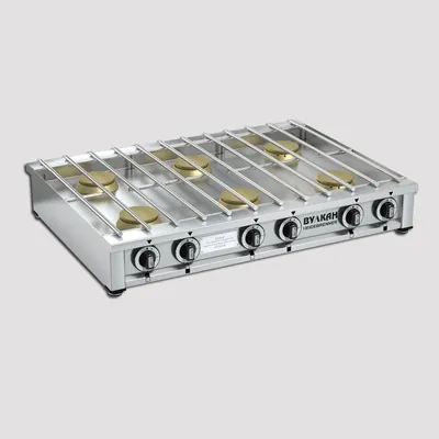 Плиты профессиональные Плита Вулкан-Heidebrenner ПРГ-IIA-6М Slim, 82141, газовая