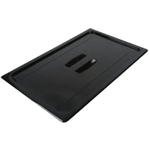 Крышка для гастроемкости GN1/1 с ручкой поликарбонат черный Cambro 10CWCH-110