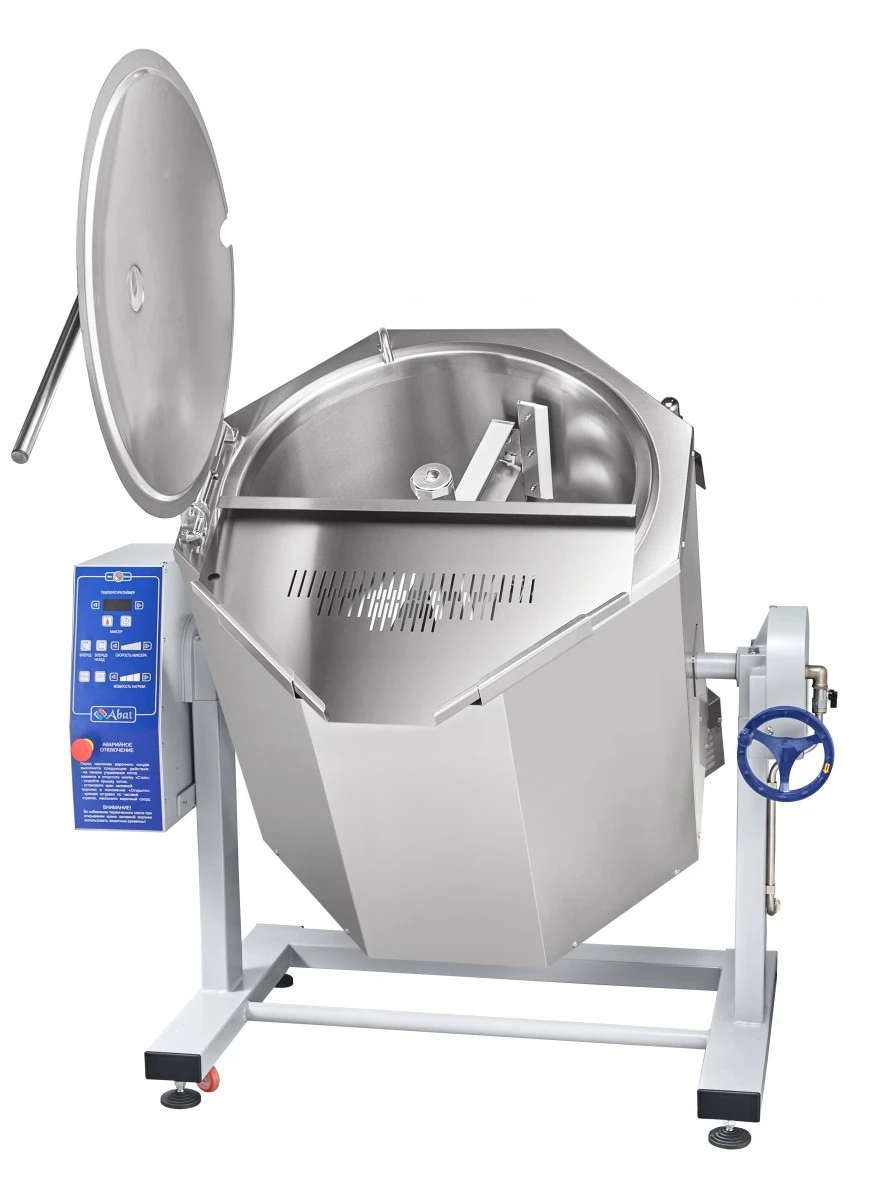 Котел пищеварочный Abat КПЭМ-160-ОМР-В, 160 л электрический