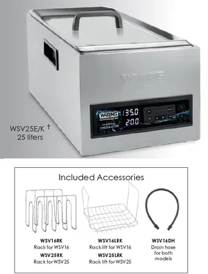 Аппараты Sous Vide ТЕРМОСТАТ ВАННА WARING WSV25E