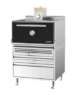 Грили на углях и дровах ГРИЛЬ-ПЕЧЬ JOSPER HJX-PRO-L175-TD NC ЧЕРНАЯ