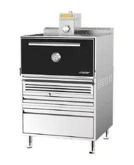 Грили на углях и дровах ГРИЛЬ-ПЕЧЬ JOSPER HJX-PRO-L175-TD NC ЧЕРНАЯ