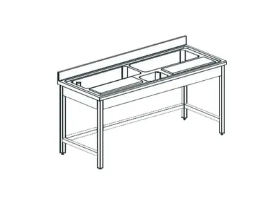 Столы производственные СТОЛ РАЗДЕЛОЧНЫЙ ДЛЯ РЫБЫ APACH CHEF LINE LTPF177S2