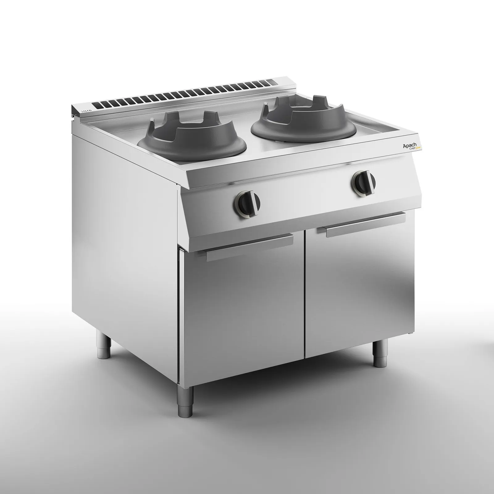 Плита вок газовая 700 серии APACH CHEF LINE SLRWG107PCS