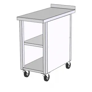 Столы производственные Стол производственный для упаковки курицы RoboLabs KF050-11-400-850