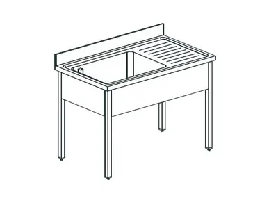 Ванны моечные ВАННА КОТЛОМОЕЧНАЯ APACH CHEF LINE LP207-135RW