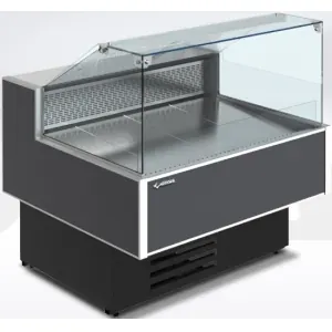 Витрины холодильные универсальные Витрина морозильная Cryspi Sonata Quadro M 1800 LED (RAL 7016)